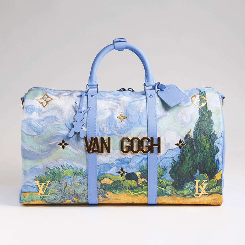 Louis Vuitton Keepall Bandouliere 50 Masters Jeff Koons Van Gogh