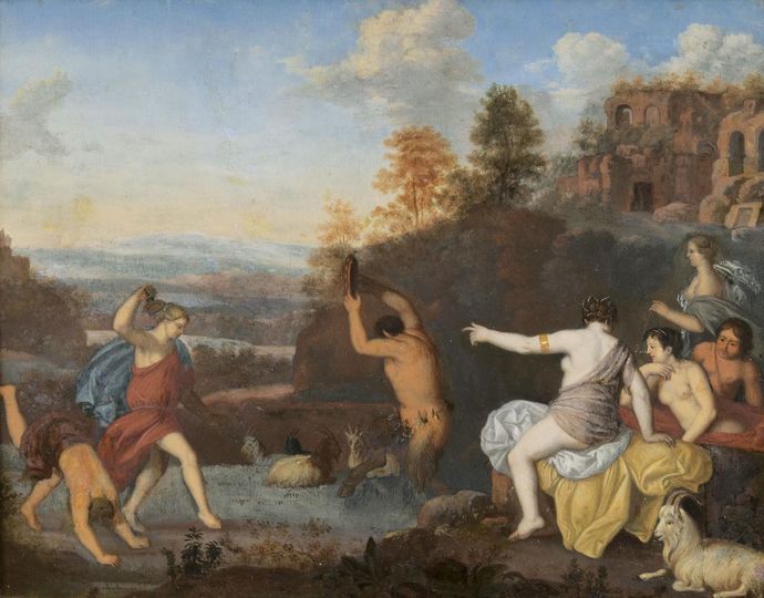 Satyr und Nymphen