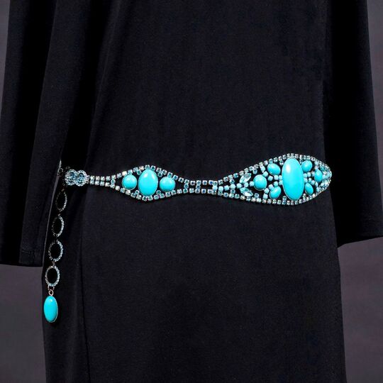 A Turquoise Chain Belt