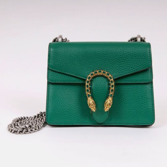 Gucci: An Iconic Dionysus Bag Emerald Green