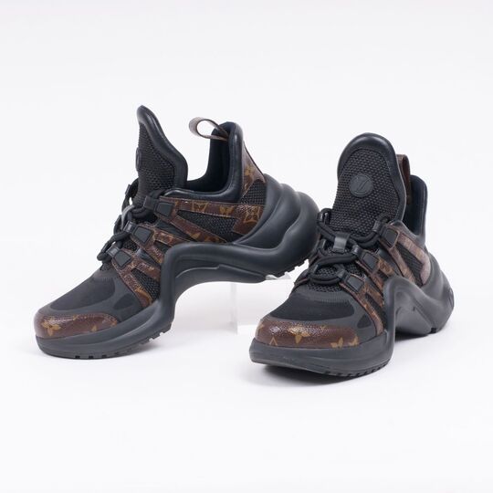 Louis Vuitton: A Pair of LV Archlight Sneakers in Black