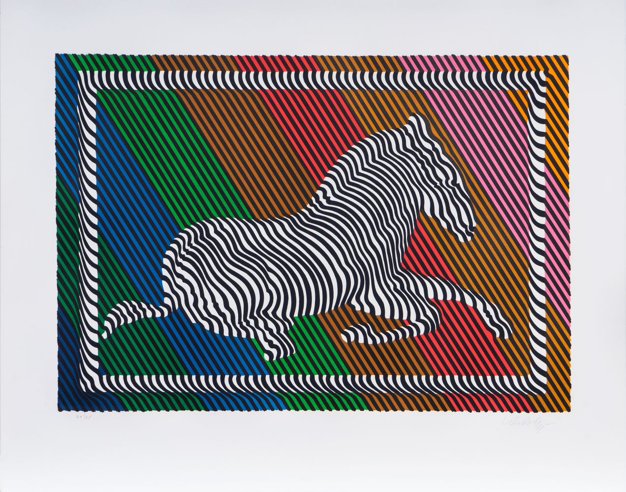 Victor Vasarely - Zebra III