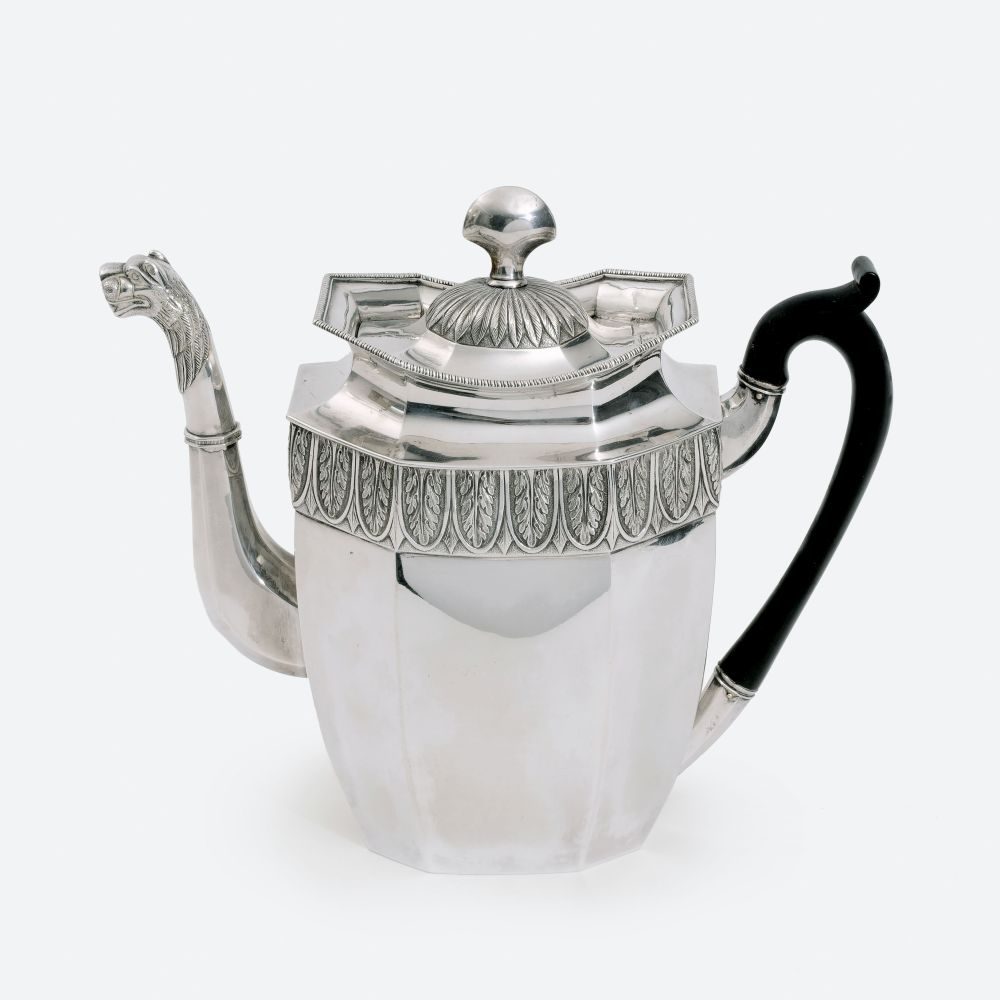 A large Biedermeier Coffee Pot