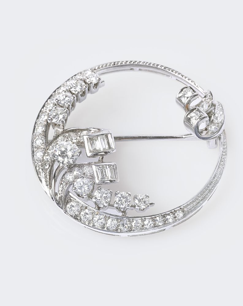 A Diamond Brooch