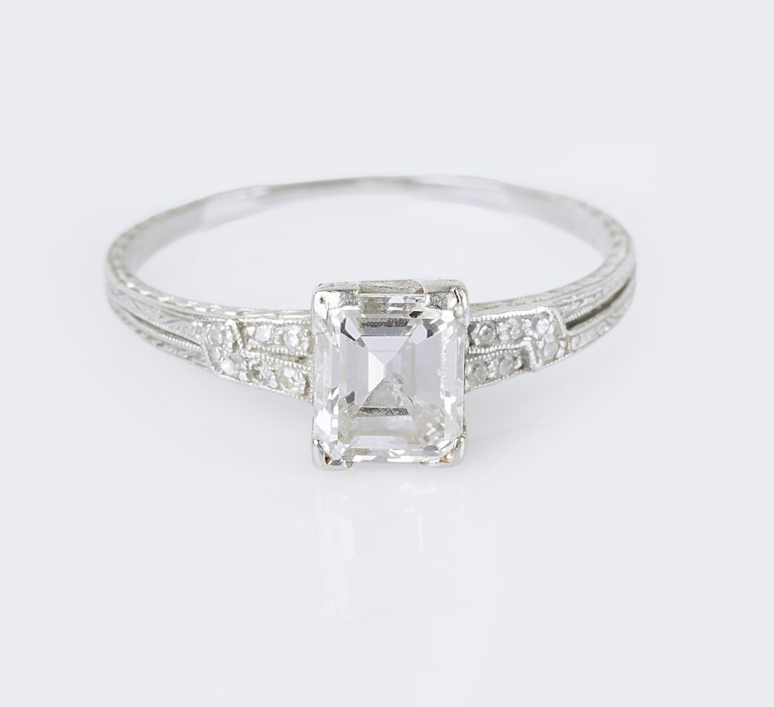 A Diamond Solitaire Ring