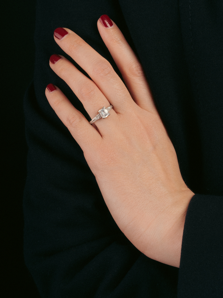 A Diamond Solitaire Ring - image 2