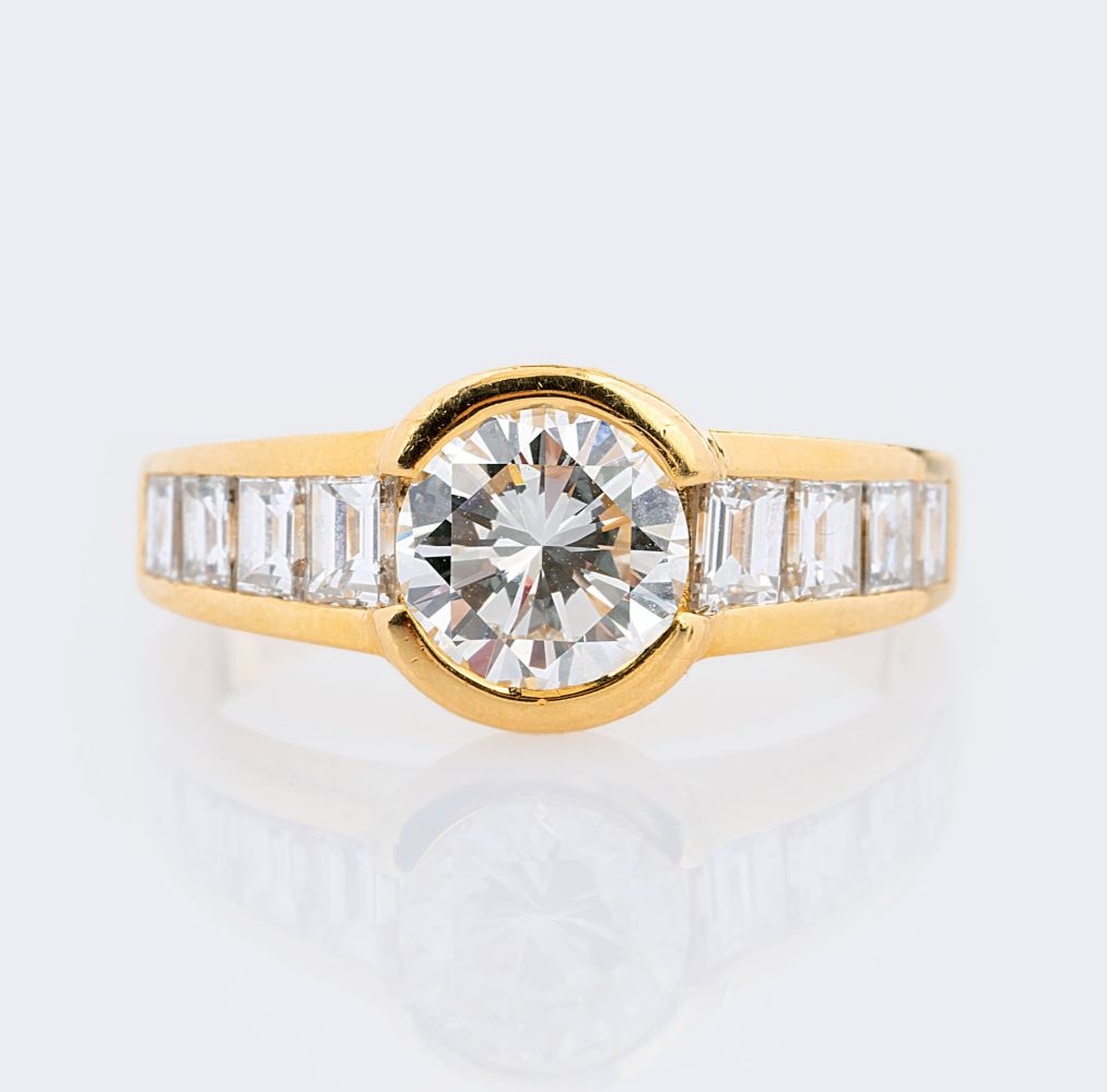 A Solitaire Diamond Ring