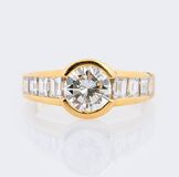 A Solitaire Diamond Ring - image 1