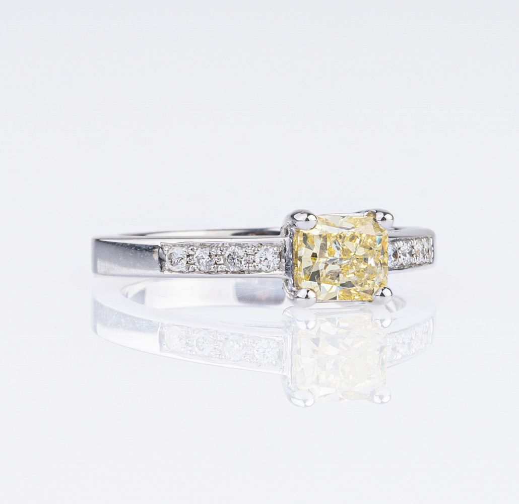 Fancy Diamant-Ring - Bild 2