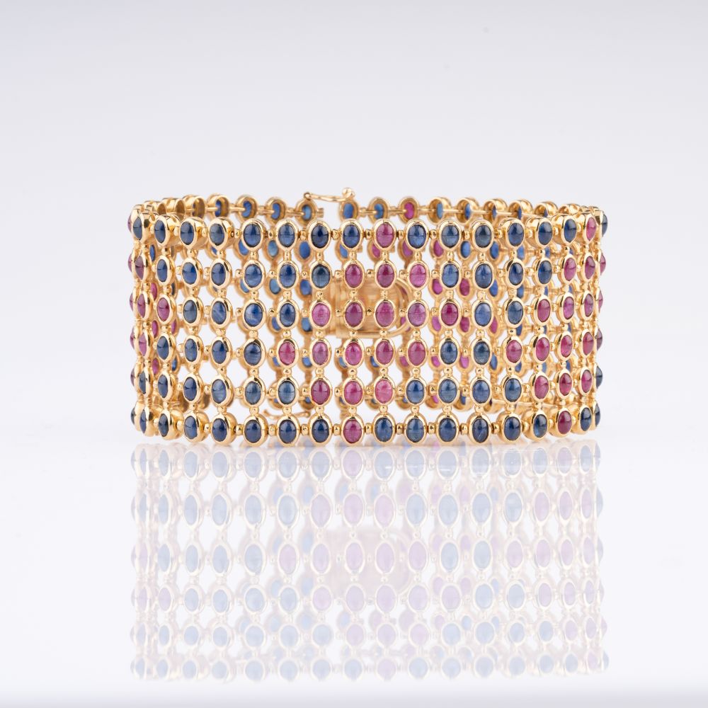 An extraordinary Ruby Sapphire Bracelet - image 2