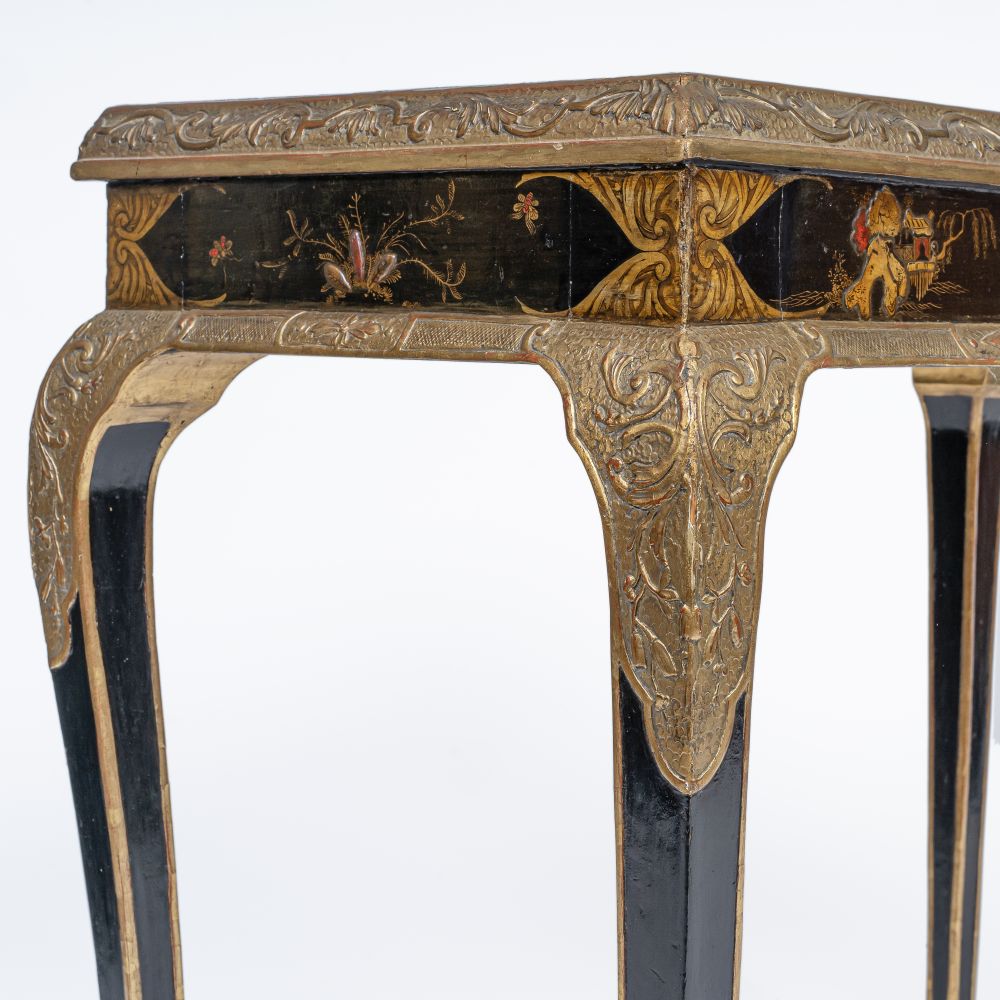 A Laquer Console Table with Chinoiseries - image 3