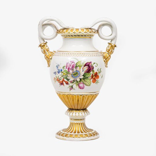 Große Schlangenhenkelvase