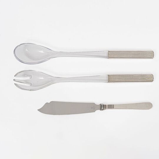 A Three-Part Serving Cutlery 'Bernadotte'