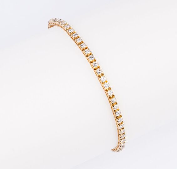 A rare white Diamond Bracelet