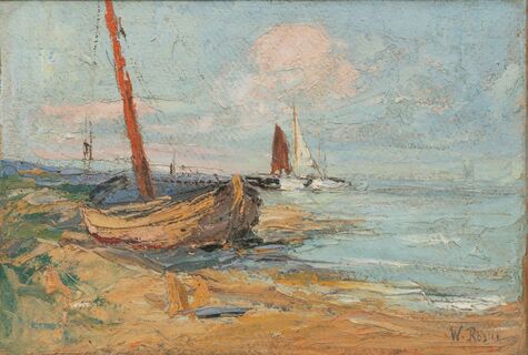 Boats at the Courland Spit