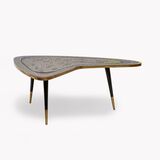 Mid Century Coffee Table mit Mosaik - Bild 1