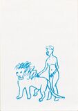 Woman and Lion - image 1