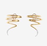 A Pair of Diamond Earrings 'Scribble' by Paloma Picasso