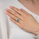 Hochfeiner Smaragd-Diamant-Ring - Bild 3