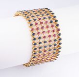 An extraordinary Ruby Sapphire Bracelet - image 1