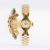 A Vintage Lady's Wristwatch with Diamonds by Knoll & Pregizer - image 2