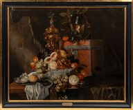 Still Life with Wanli Bowl and Aquilegia Goblet - image 2