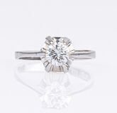 A Solitaire Diamond Ring - image 1