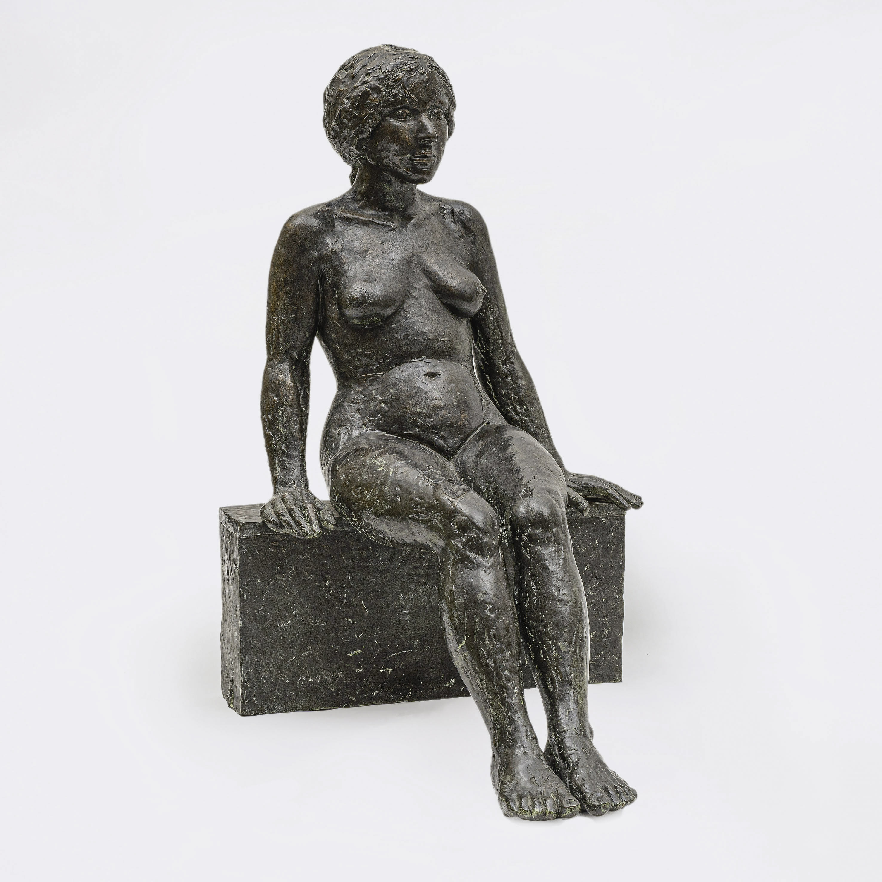 A Seated Female Nude