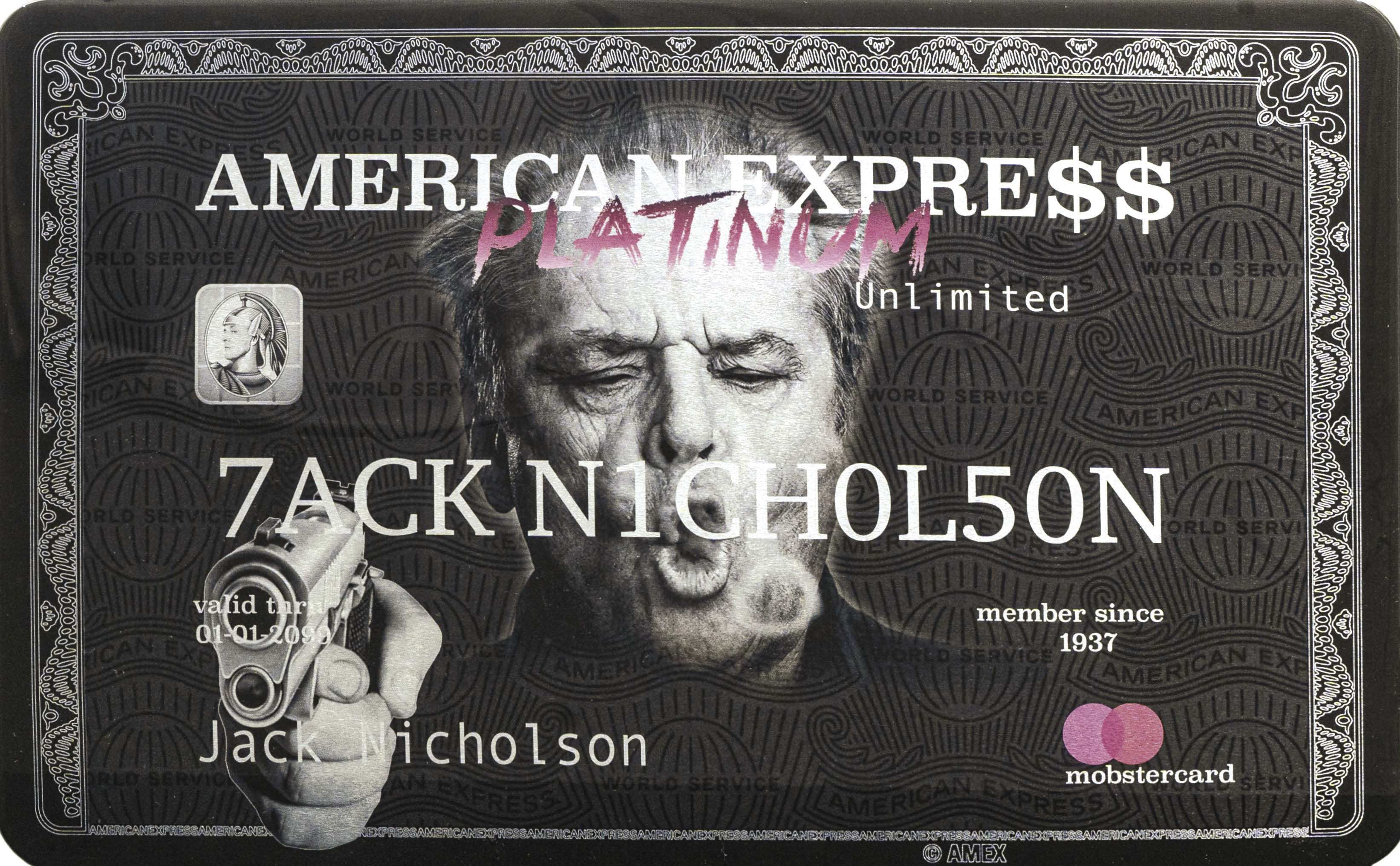 Jack Nicholson Amex