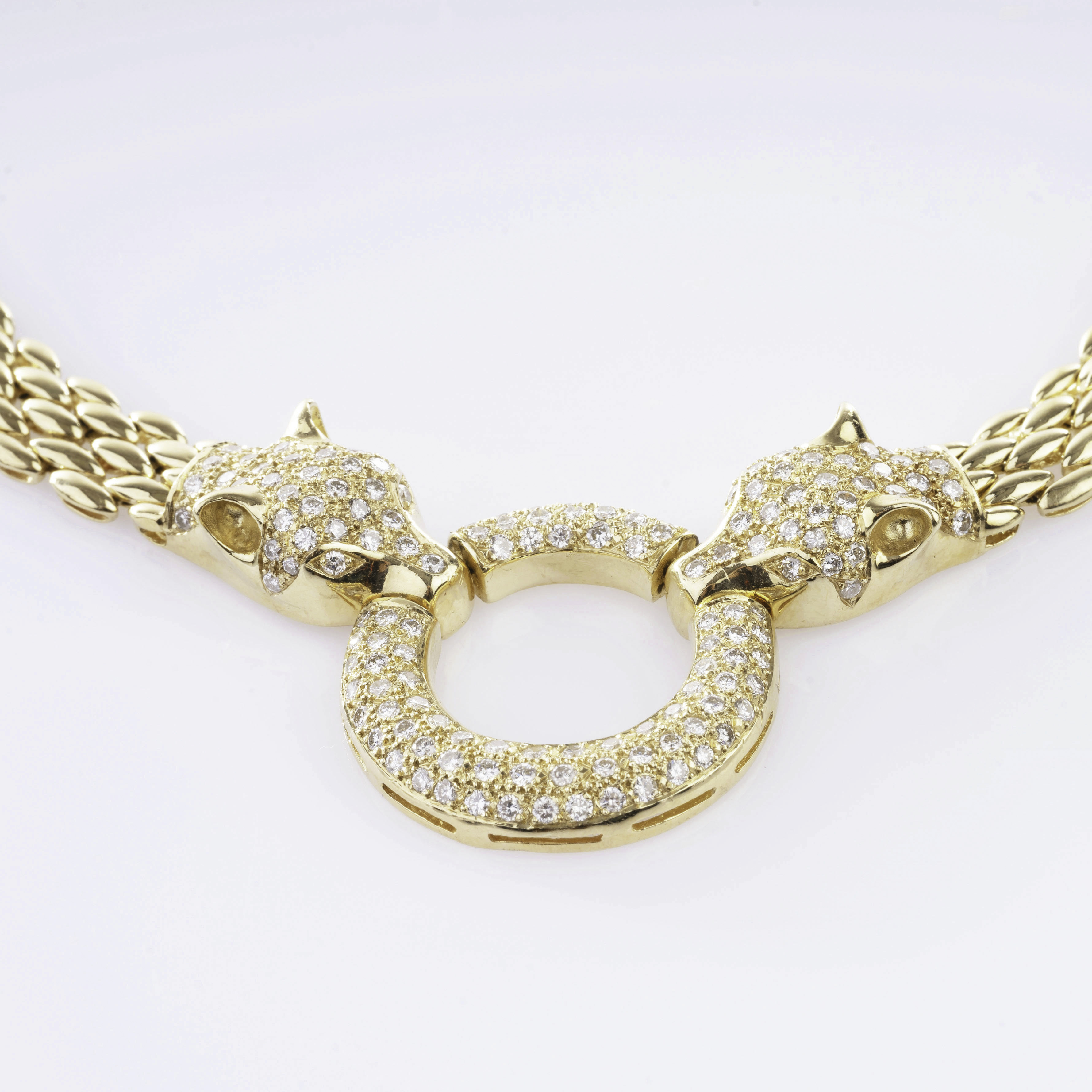 A Diamond Necklace  'Couple de panthères' - image 2