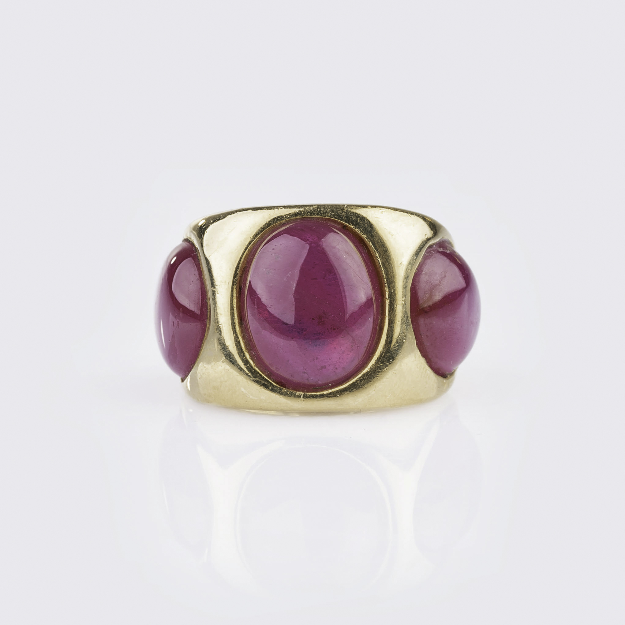 A Ruby Cabochon Ring