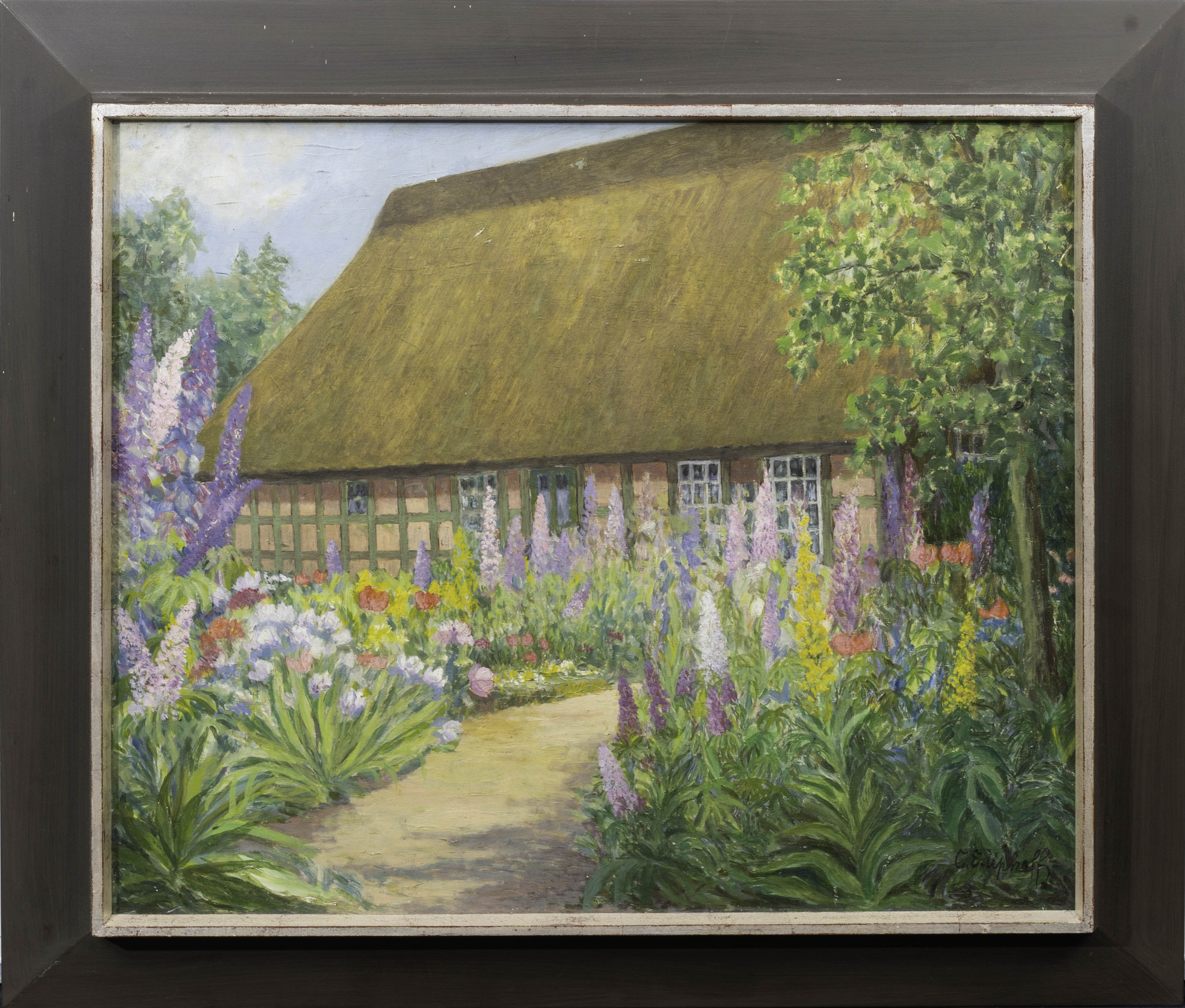 Brünjeshof mit Blumenbeet - Paulas Atelier - Bild 2