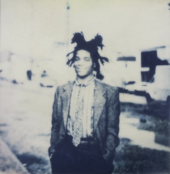 Jean-Michel Basquiat und drei weitere Polaroids