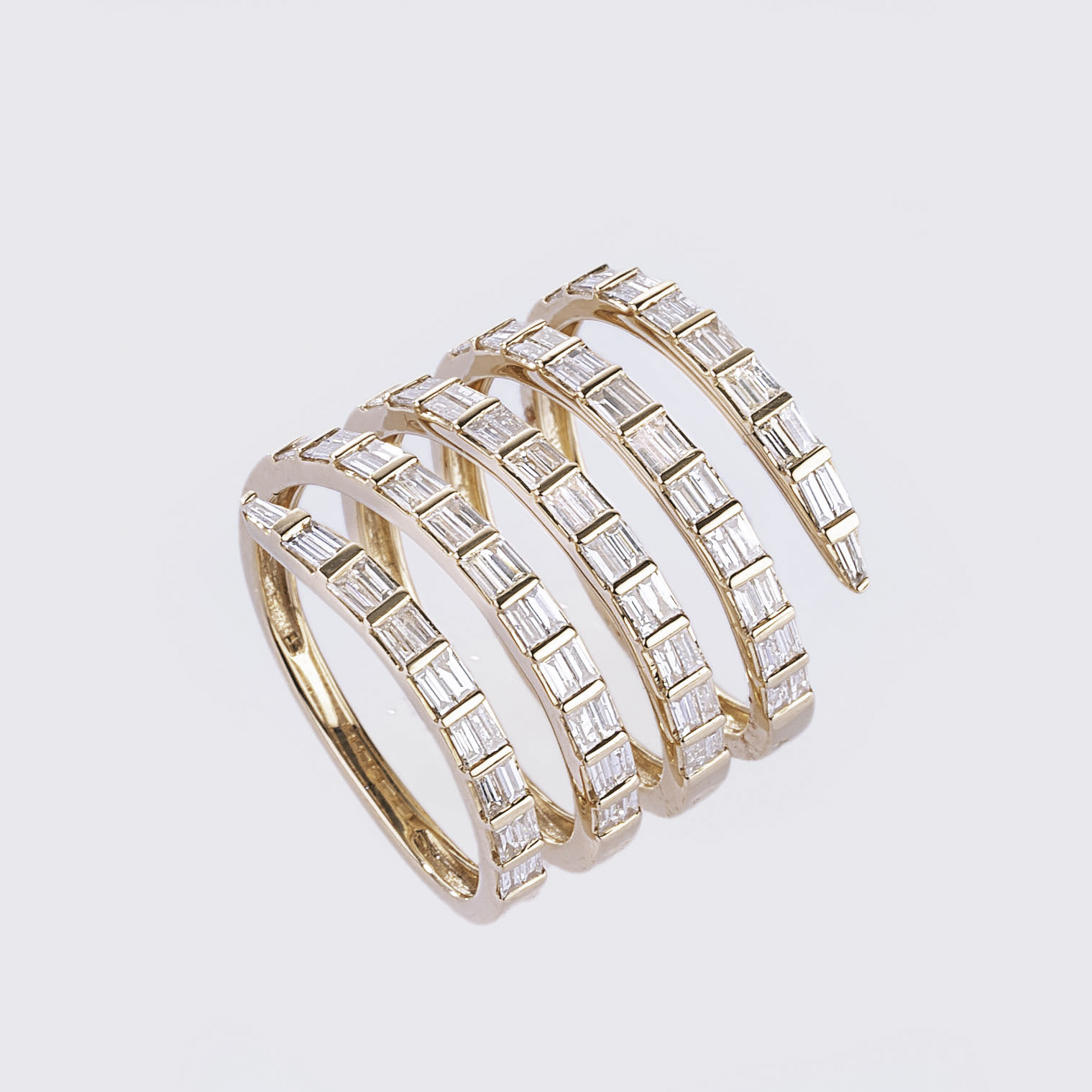 Spiral-Diamant-Ring