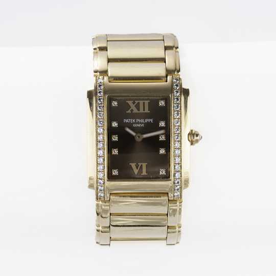 A Ladies' Wristwatch 'Twenty-4' with Diamond Setting