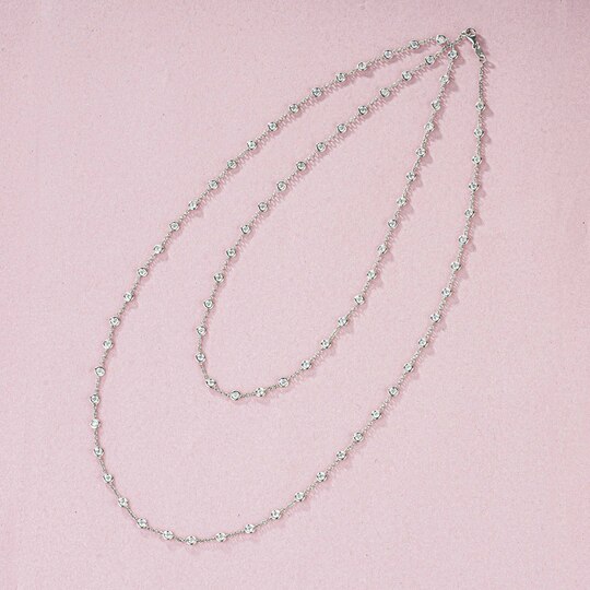 A very long Diamond Necklace