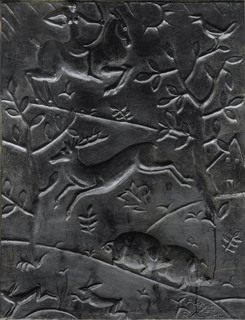 A Wall Relief 'The Hunt I'