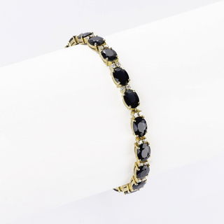 A Sapphire Diamond Bracelet