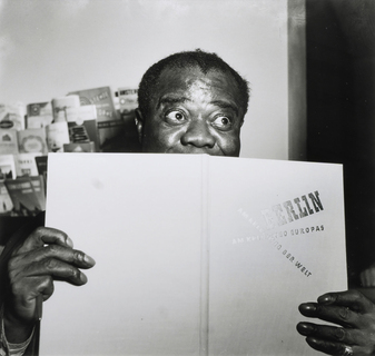 Louis Armstrong mit Berlinale-Flyer