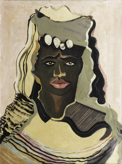 Woman with Head Scarf