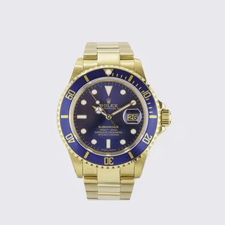 Herren-Armbanduhr 'Submariner Date' Blue Dial