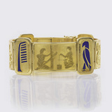 A Gold Bracelet in Ancient Egyptian Style - image 1