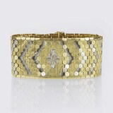 A Bicolor Vintage Gold Bracelet - image 1