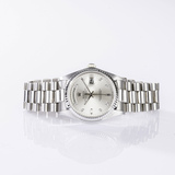 A Gentlemen's Wristwatch 'Day-Date 36' White Gold with Diamonds - image 4