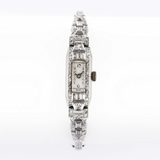 An Art-déco Ladies' Wristwatch with Diamond Setting - image 1