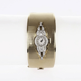 Art-déco Diamond Watch on a Gold Bracelet - image 2