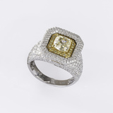 A Fancy Diamond Ring - image 2