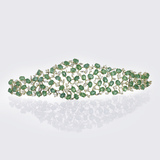 A highcarat Emerald Diamond Bracelet 'splendeur de couleurs' - image 1