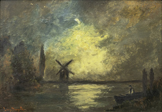 Mill in Moonlight - image 1