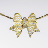 A Diamond Pendant 'Ribbon' - image 1